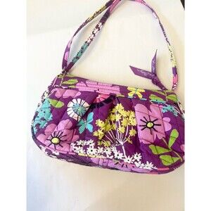 Authentic Vera Bradley Frannie Purple Small Crossbody Washable